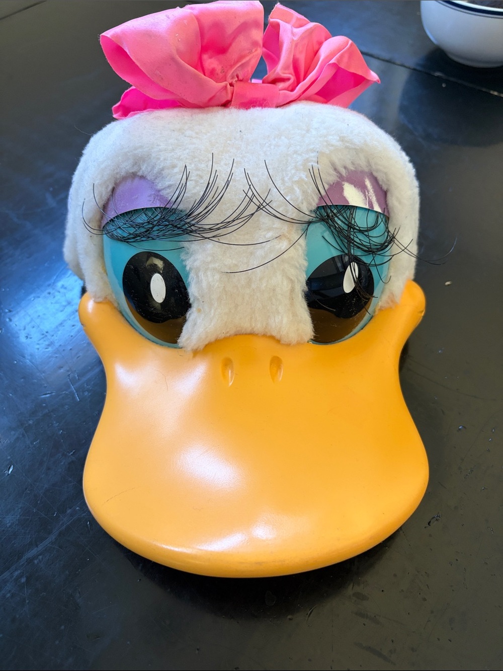Vintage Disney Daisy Duck Plush Face Hat